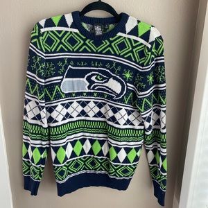 Seahawks Christmas sweater